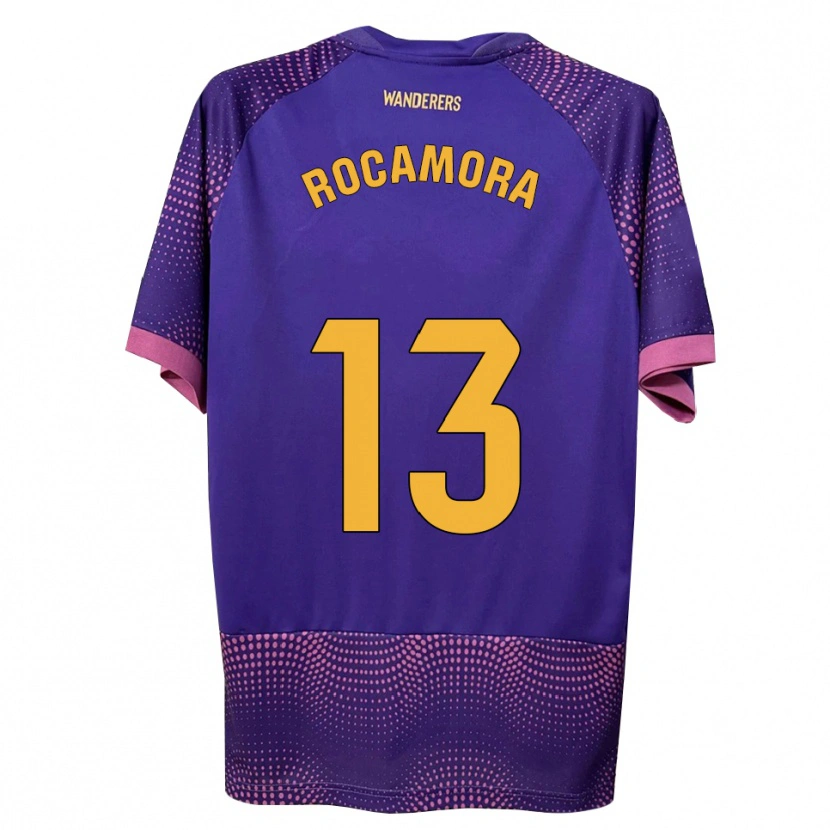Danxen Women María Rocamora Díaz #13 Purple White Pink Away Jersey 2026/27 T-Shirt