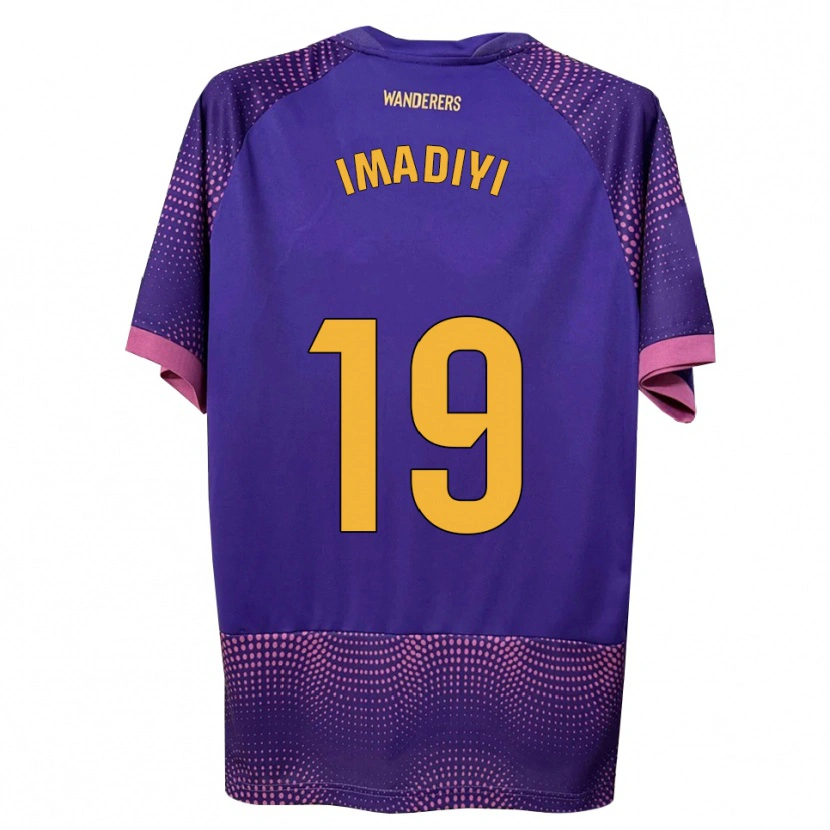 Danxen Women Ceri Imadiyi #19 Purple White Pink Away Jersey 2026/27 T-Shirt