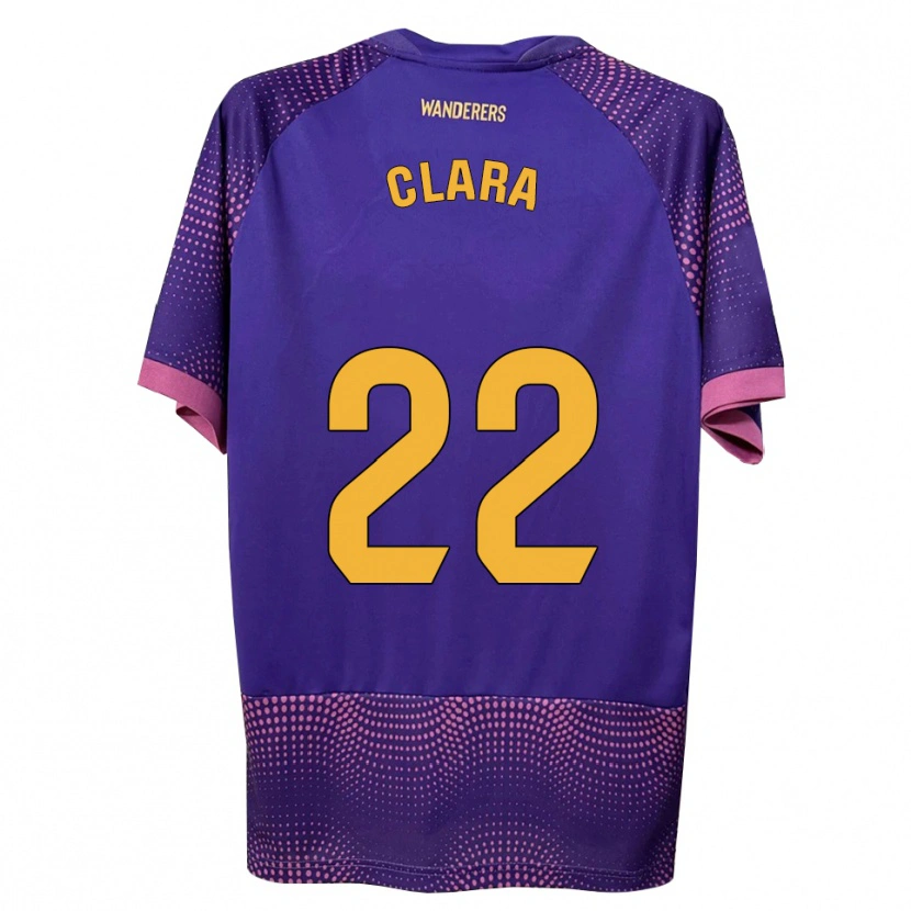 Danxen Women Clara Ferrer Gallego #22 Purple White Pink Away Jersey 2026/27 T-Shirt