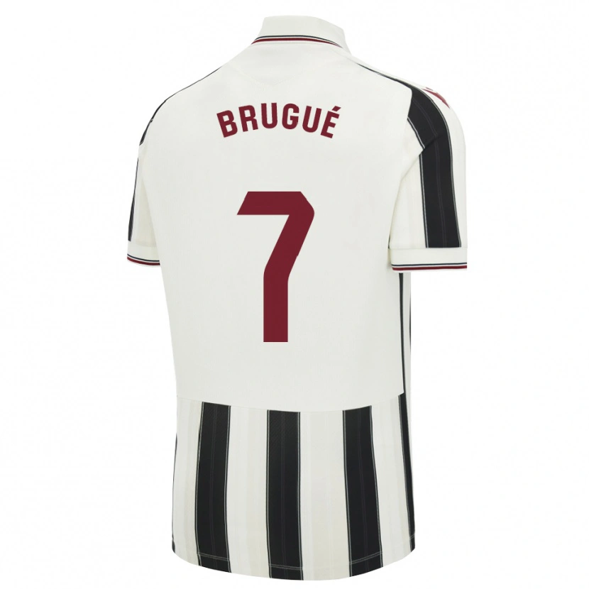 Danxen Women Roger Brugué #7 Black White Red Away Jersey 2026/27 T-Shirt