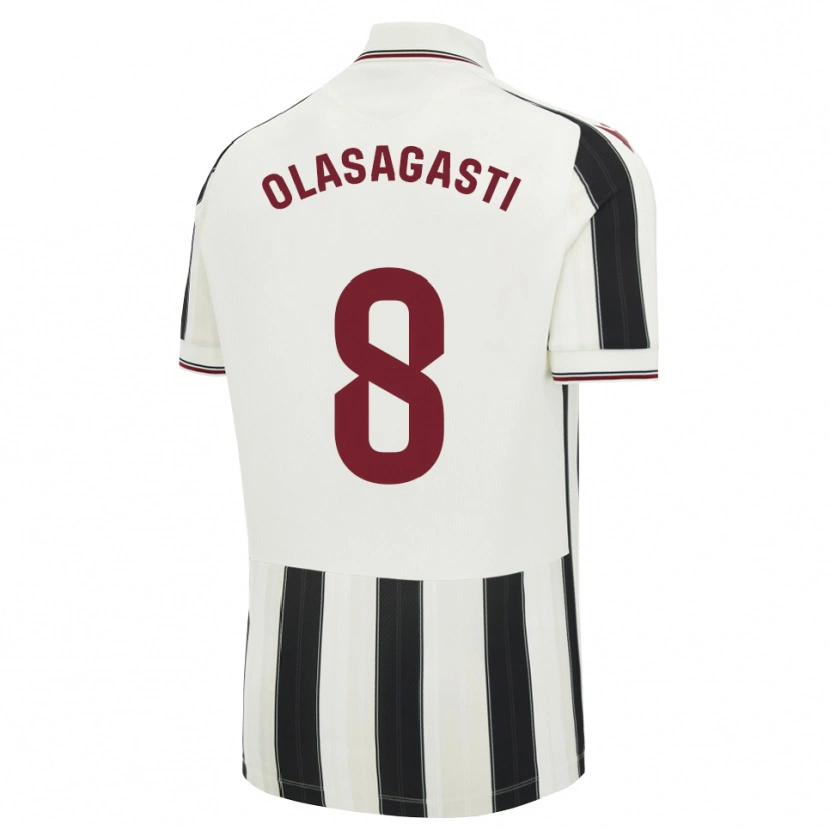 Danxen Women Jon Ander Olasagasti #8 Black White Red Away Jersey 2026/27 T-Shirt