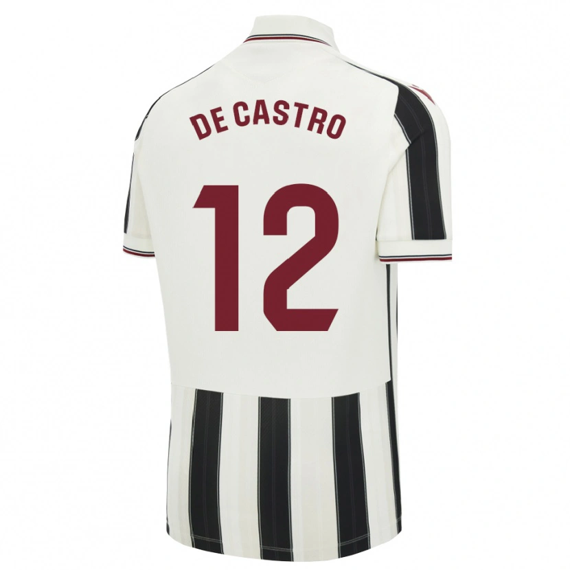 Danxen Women Asier De Castro #12 Black White Red Away Jersey 2026/27 T-Shirt