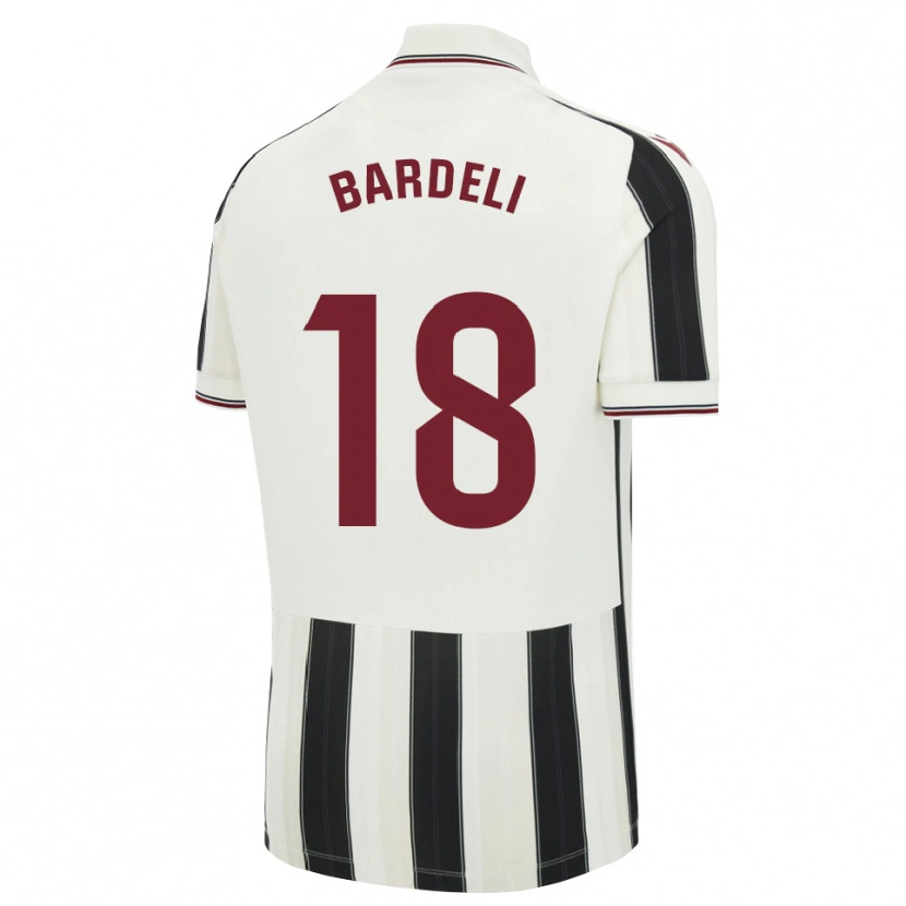 Danxen Women Enzo Bardeli #18 Black White Red Away Jersey 2026/27 T-Shirt