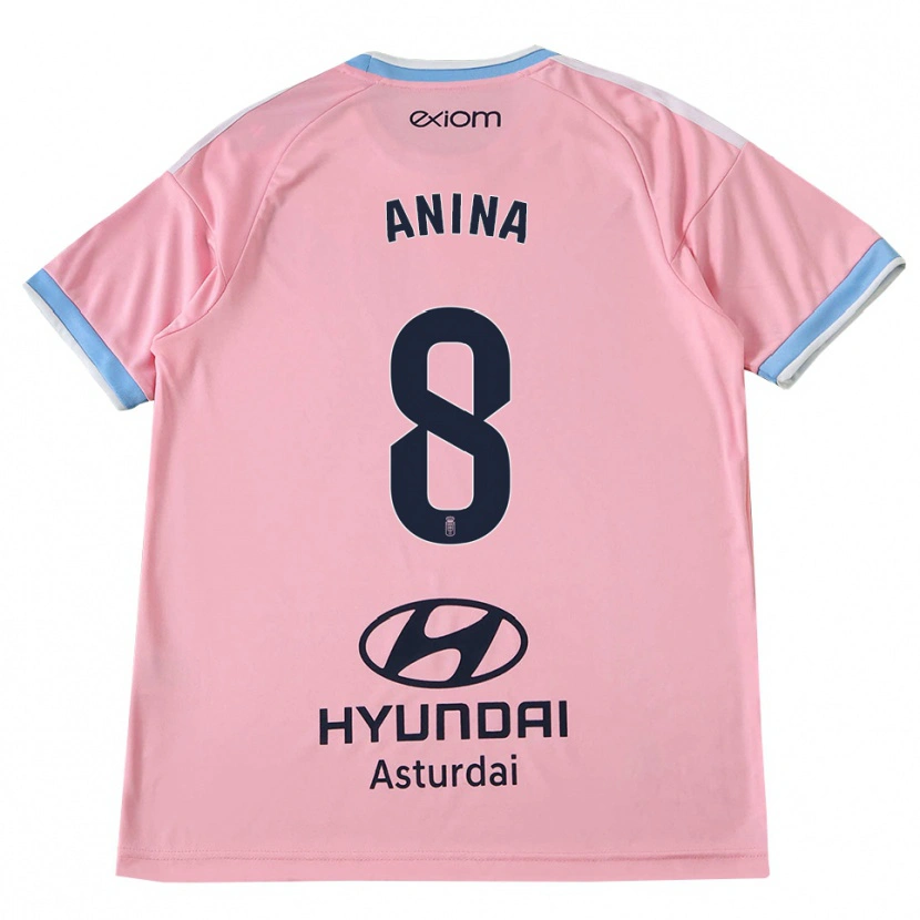Danxen Women Ana Menéndez García #8 Cornflower Blue Pink Away Jersey 2026/27 T-Shirt