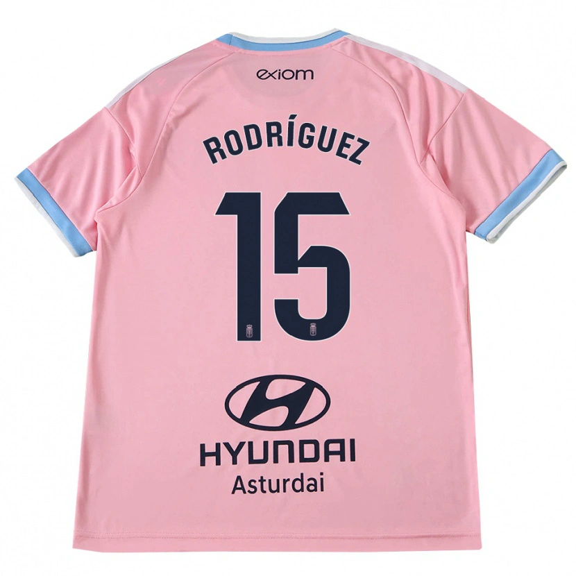 Danxen Women Samu Rodríguez #15 Cornflower Blue Pink Away Jersey 2026/27 T-Shirt