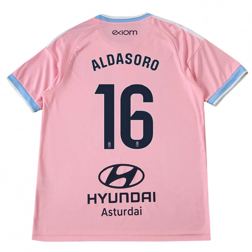 Danxen Women Aritz Aldasoro #16 Cornflower Blue Pink Away Jersey 2026/27 T-Shirt