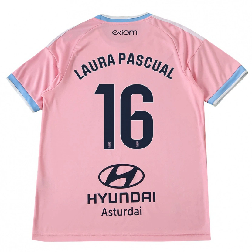 Danxen Women Laura Pascual #16 Cornflower Blue Pink Away Jersey 2026/27 T-Shirt