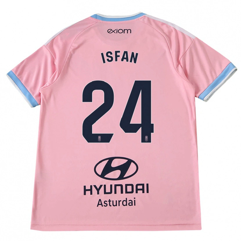 Danxen Women Alexandru Ișfan #24 Cornflower Blue Pink Away Jersey 2026/27 T-Shirt