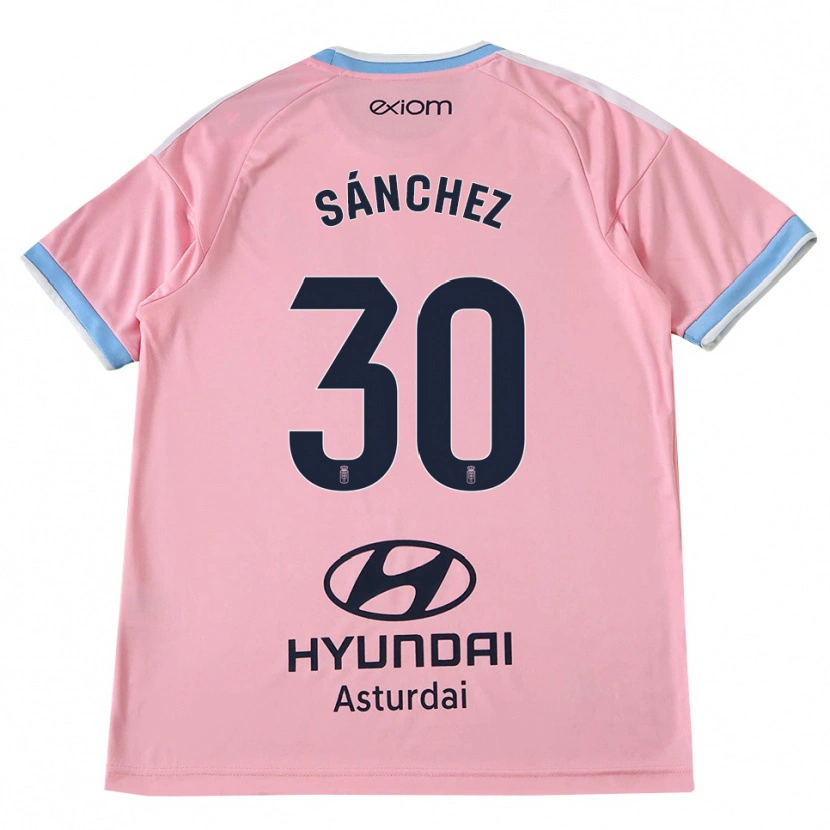 Danxen Women Marcos Sánchez #30 Cornflower Blue Pink Away Jersey 2026/27 T-Shirt