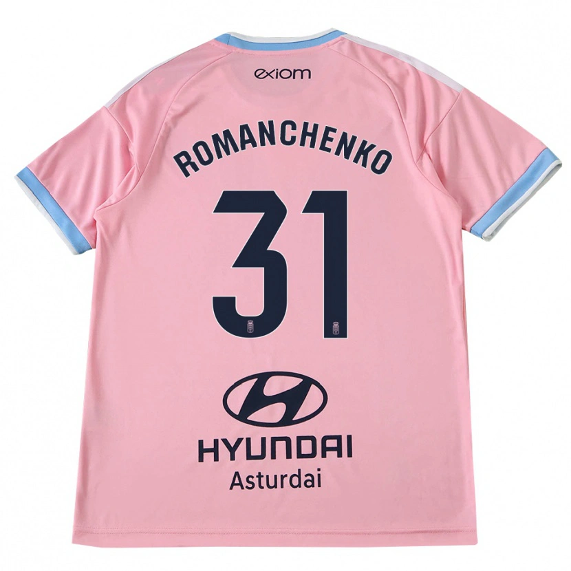 Danxen Women Kiril Romanchenko #31 Cornflower Blue Pink Away Jersey 2026/27 T-Shirt
