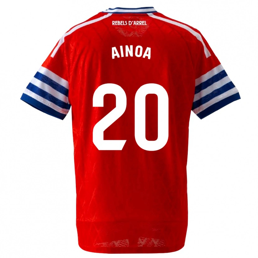 Danxen Women Ainoa Campo #20 Royal Blue Red Away Jersey 2026/27 T-Shirt