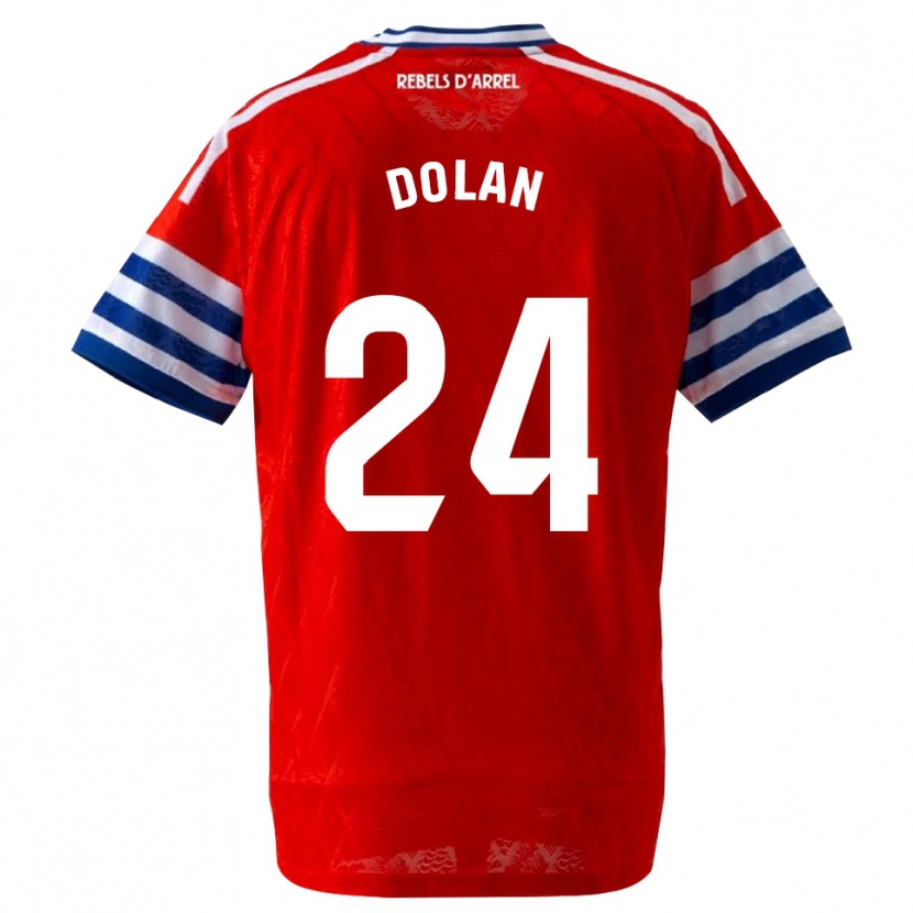 Danxen Women Tyrhys Dolan #24 Royal Blue Red Away Jersey 2026/27 T-Shirt