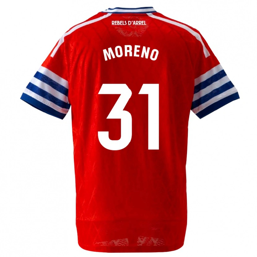 Danxen Women Jan Moreno #31 Royal Blue Red Away Jersey 2026/27 T-Shirt