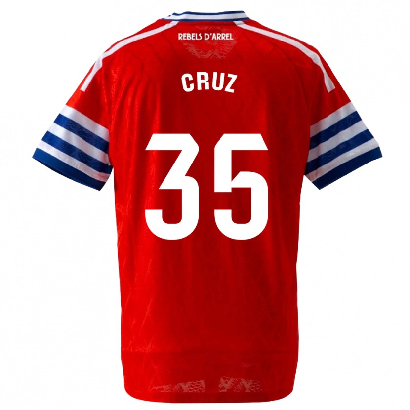 Danxen Women Denis Cruz #35 Royal Blue Red Away Jersey 2026/27 T-Shirt