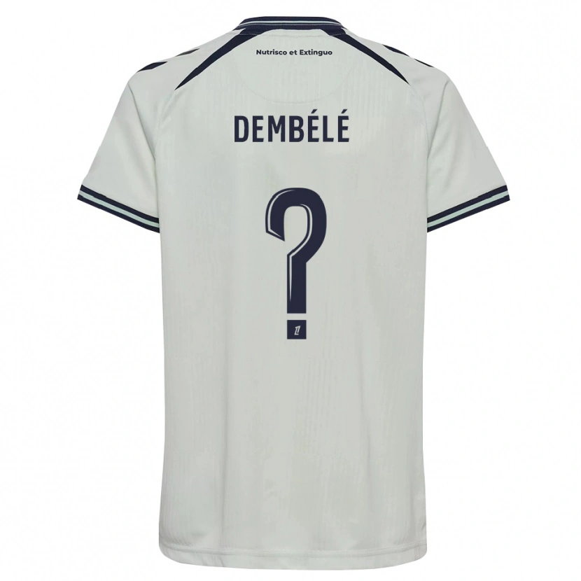Danxen Women Malyk Dembélé #0 Midnight Blue White Away Jersey 2026/27 T-Shirt