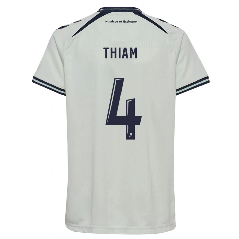 Danxen Women Tidjani Thiam #4 Midnight Blue White Away Jersey 2026/27 T-Shirt