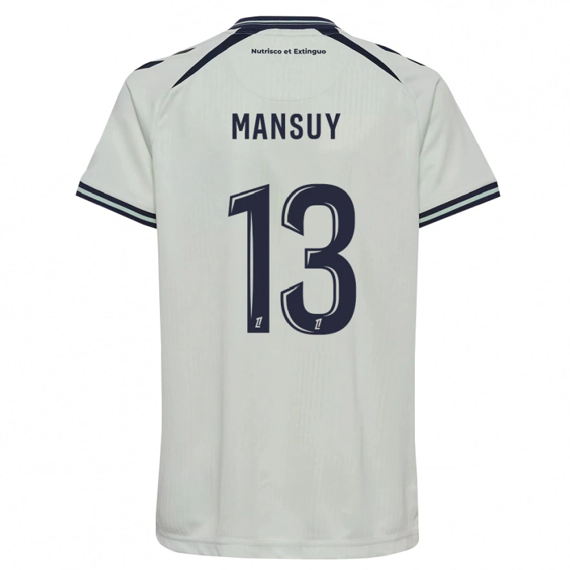 Danxen Women Héloïse Mansuy #13 Midnight Blue White Away Jersey 2026/27 T-Shirt