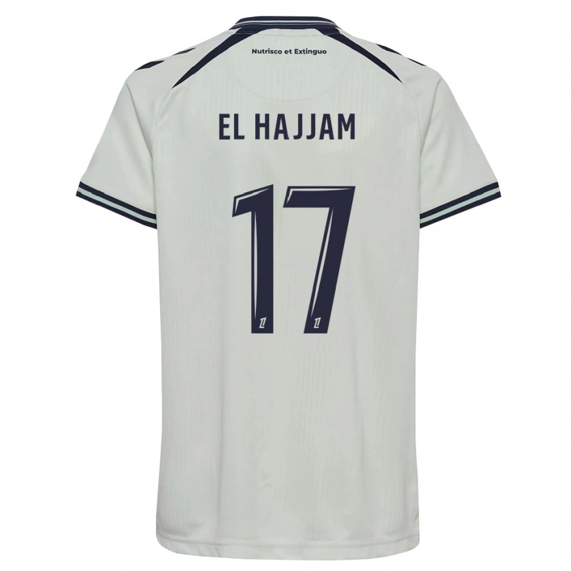 Danxen Women Oualid El Hajjam #17 Midnight Blue White Away Jersey 2026/27 T-Shirt