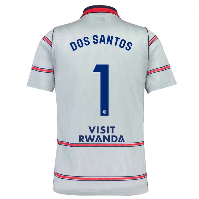 Danxen Women Alex Dos Santos #1 Grey Red Navy Blue Third Jersey 2026/27 T-Shirt
