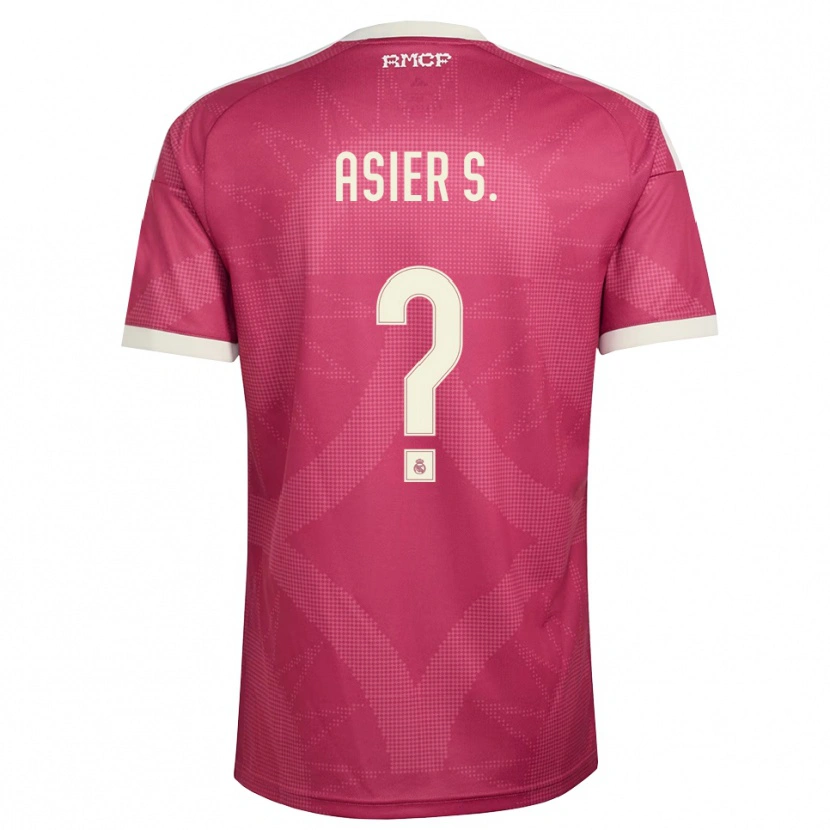 Danxen Women Asier Sánchez #0 Pale Violet Red White Third Jersey 2026/27 T-Shirt