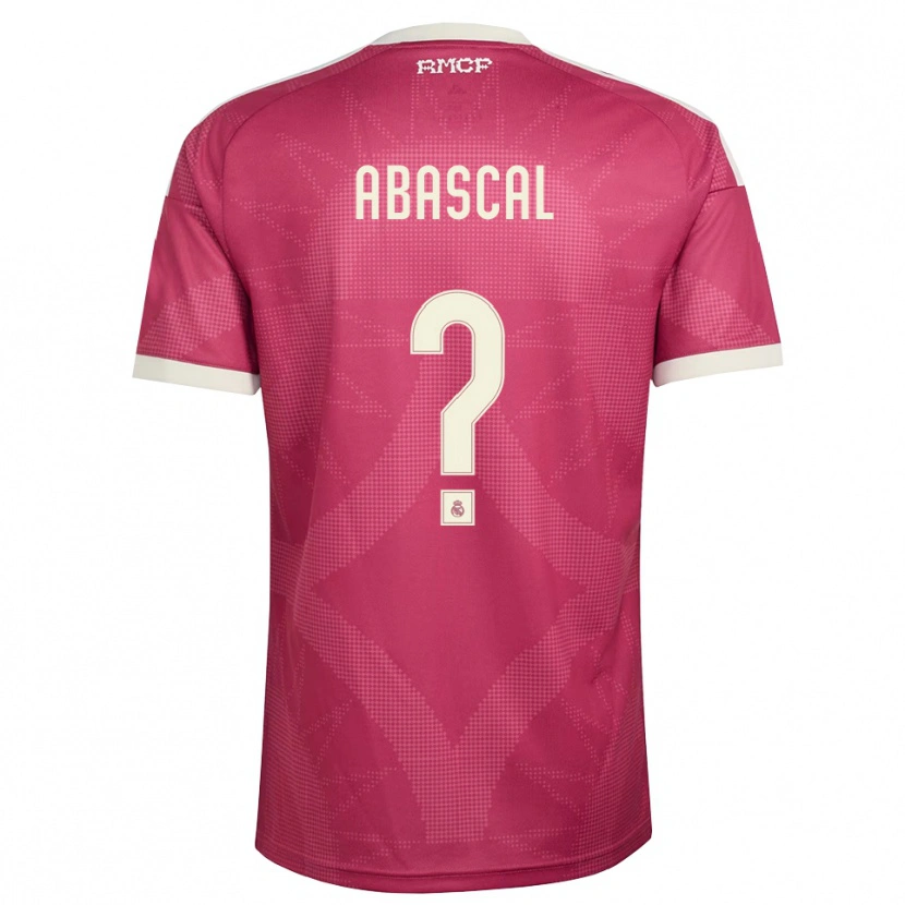 Danxen Women Gorka Abascal #0 Pale Violet Red White Third Jersey 2026/27 T-Shirt