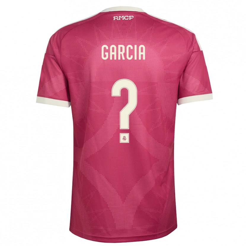 Danxen Women Christian Garcia #0 Pale Violet Red White Third Jersey 2026/27 T-Shirt