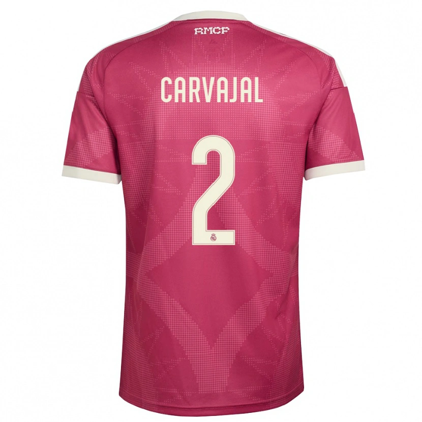Danxen Women Daniel Carvajal #2 Pale Violet Red White Third Jersey 2026/27 T-Shirt