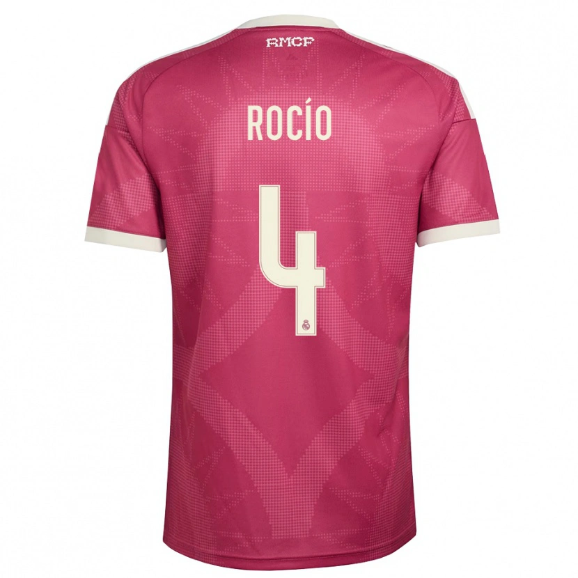 Danxen Women Rocío Gálvez #4 Pale Violet Red White Third Jersey 2026/27 T-Shirt