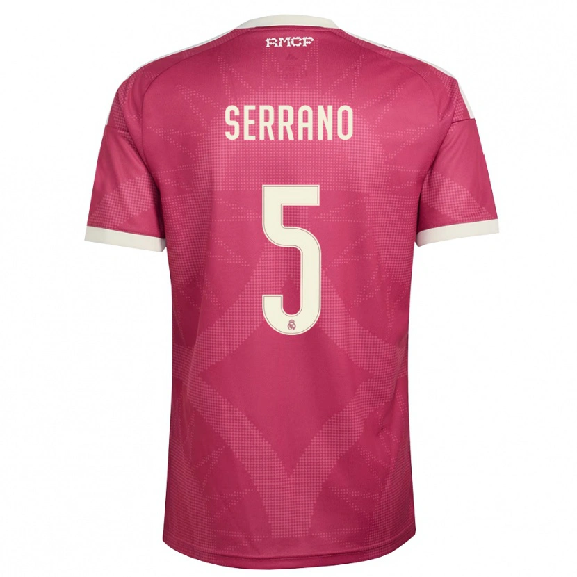 Danxen Women Manu Serrano #5 Pale Violet Red White Third Jersey 2026/27 T-Shirt