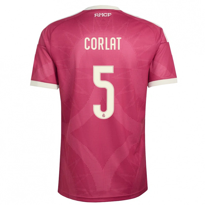 Danxen Women Edu Corlat #5 Pale Violet Red White Third Jersey 2026/27 T-Shirt