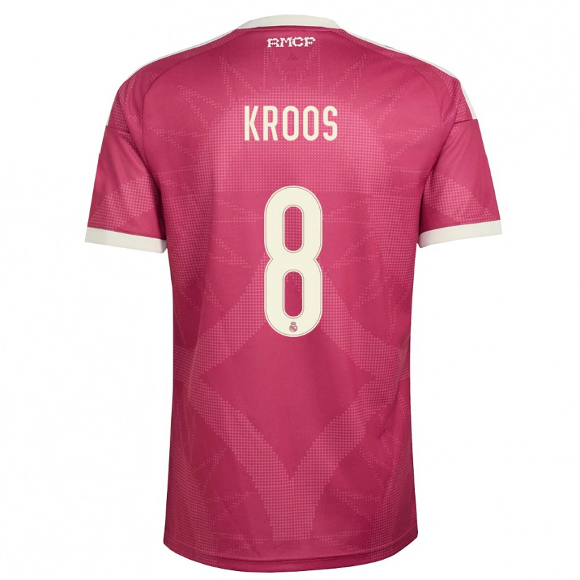 Danxen Women Toni Kroos #8 Pale Violet Red White Third Jersey 2026/27 T-Shirt