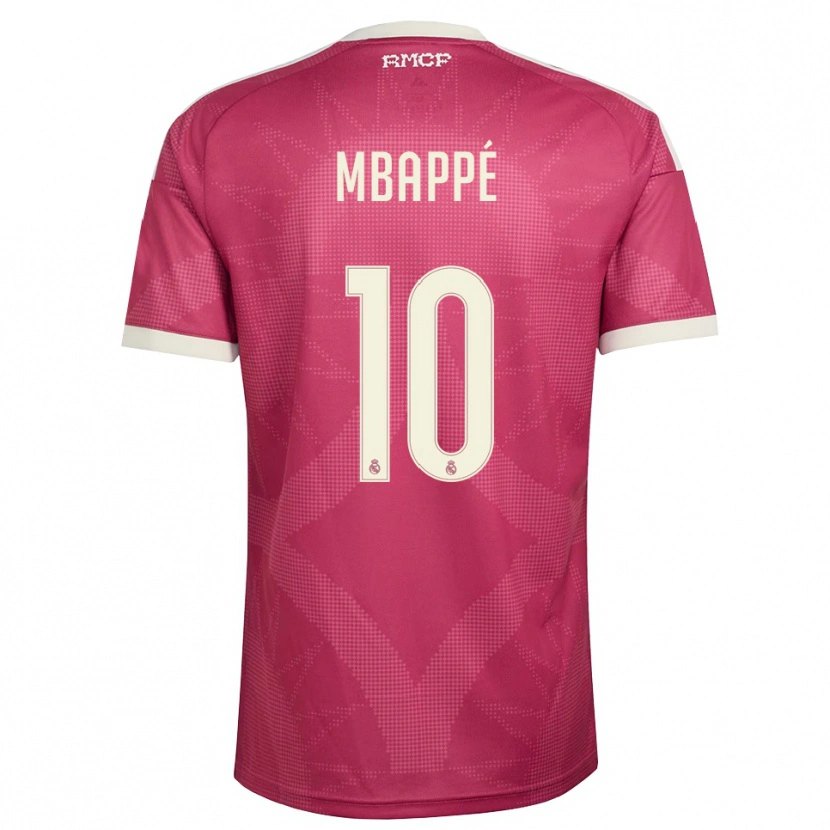 Danxen Women Kylian Mbappé #10 Pale Violet Red White Third Jersey 2026/27 T-Shirt