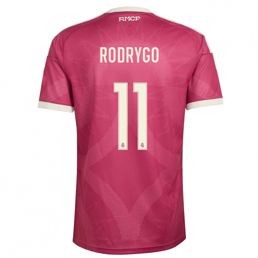 Danxen Women Rodrygo Silva De Goes #11 Pale Violet Red White Third Jersey 2026/27 T-Shirt