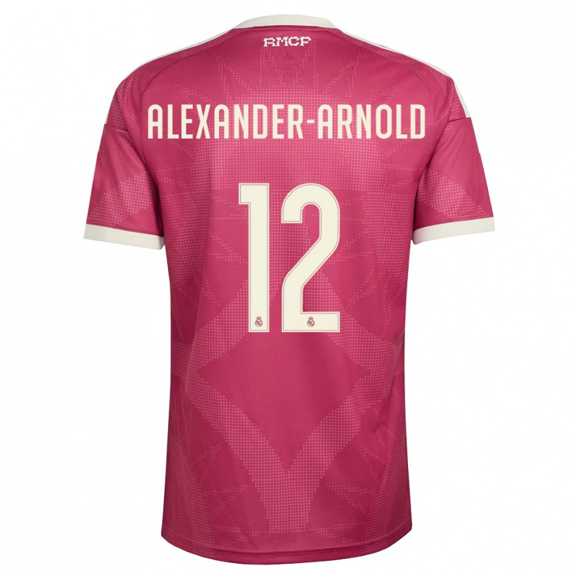 Danxen Women Trent Alexander-Arnold #12 Pale Violet Red White Third Jersey 2026/27 T-Shirt