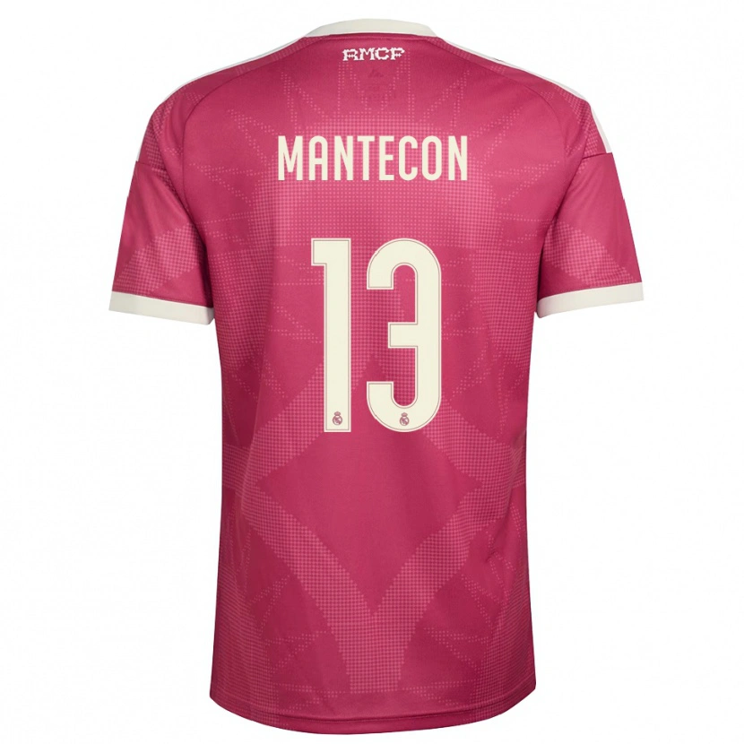 Danxen Women Hugo Mantecon #13 Pale Violet Red White Third Jersey 2026/27 T-Shirt