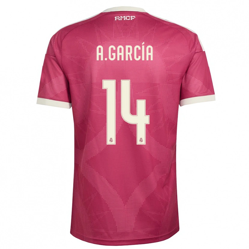 Danxen Women Aimar García #14 Pale Violet Red White Third Jersey 2026/27 T-Shirt