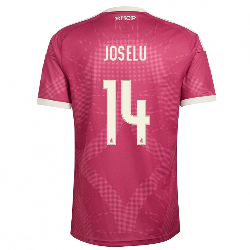 Danxen Women Joselu #14 Pale Violet Red White Third Jersey 2026/27 T-Shirt
