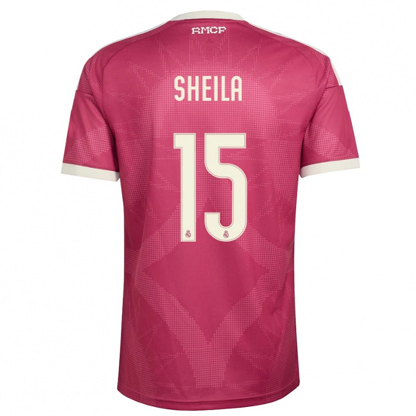 Danxen Women Sheila García #15 Pale Violet Red White Third Jersey 2026/27 T-Shirt