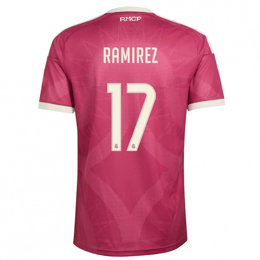 Danxen Women Darío Ramirez #17 Pale Violet Red White Third Jersey 2026/27 T-Shirt