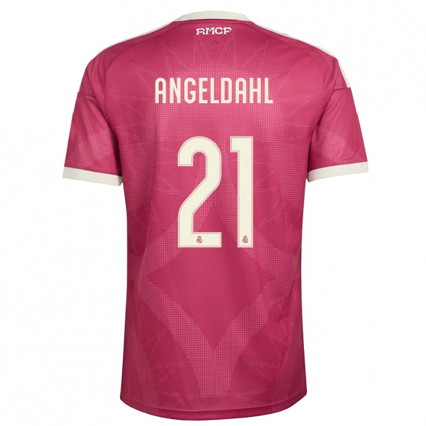 Danxen Women Filippa Angeldahl #21 Pale Violet Red White Third Jersey 2026/27 T-Shirt