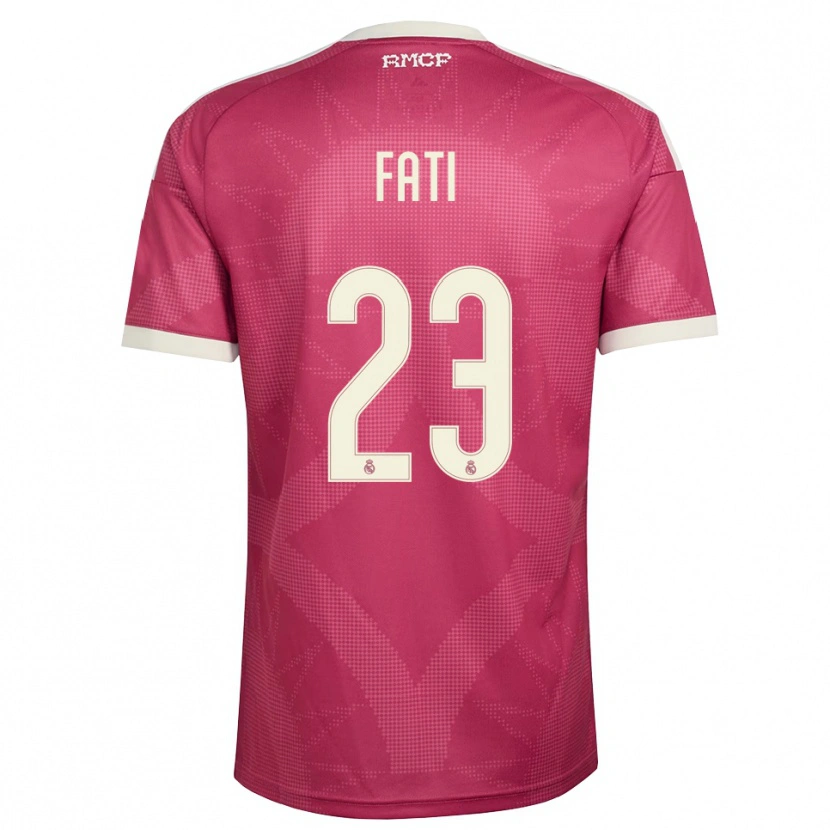 Danxen Women Lamini Fati #23 Pale Violet Red White Third Jersey 2026/27 T-Shirt