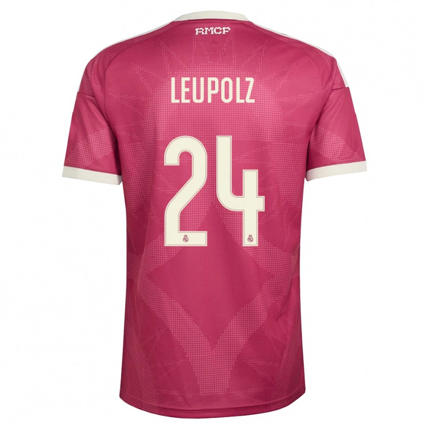 Danxen Women Melanie Leupolz #24 Pale Violet Red White Third Jersey 2026/27 T-Shirt