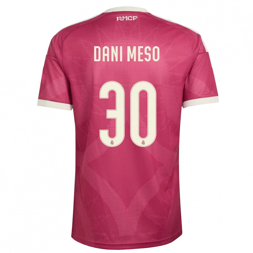 Danxen Women Daniel Mesonero #30 Pale Violet Red White Third Jersey 2026/27 T-Shirt