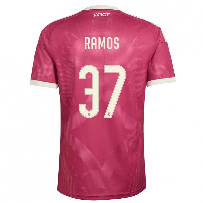Danxen Women Yeremaiah Ramos #37 Pale Violet Red White Third Jersey 2026/27 T-Shirt