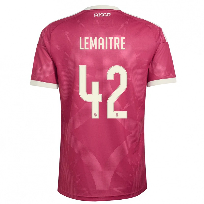 Danxen Women Léo Lemaître #42 Pale Violet Red White Third Jersey 2026/27 T-Shirt