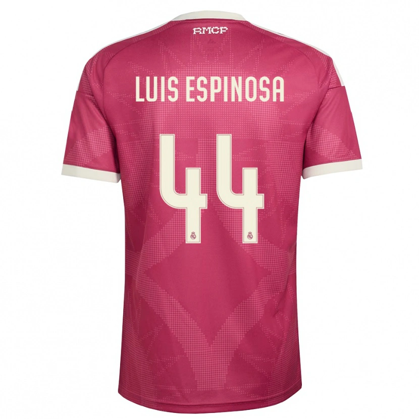 Danxen Women José Luis Espinosa #44 Pale Violet Red White Third Jersey 2026/27 T-Shirt