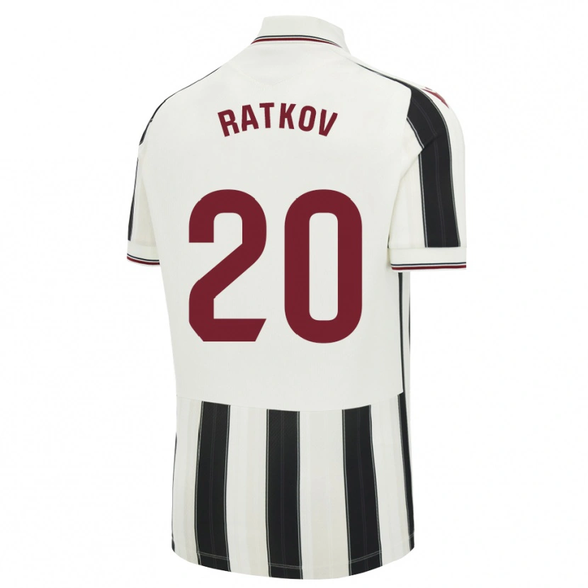 Danxen Women Petar Ratkov #20 Black White Red Away Jersey 2026/27 T-Shirt