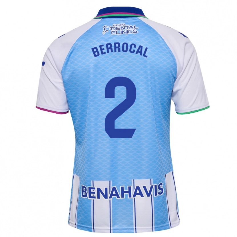 Danxen Kid Juan Berrocal #2 Deep Sky Blue White Home Jersey 2026/27 T-Shirt