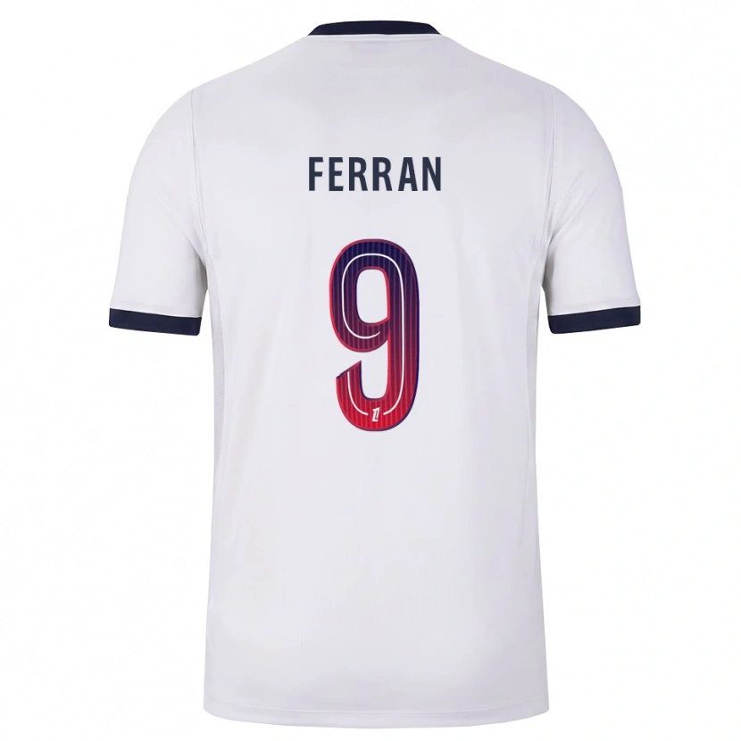 Danxen Kid Ferran Torres #9 White Black Red Away Jersey 2026/27 T-Shirt