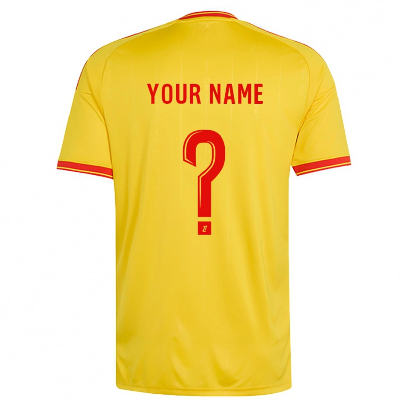 Danxen Kid Your Name #0 Gold Orange Red Home Jersey 2026/27 T-Shirt